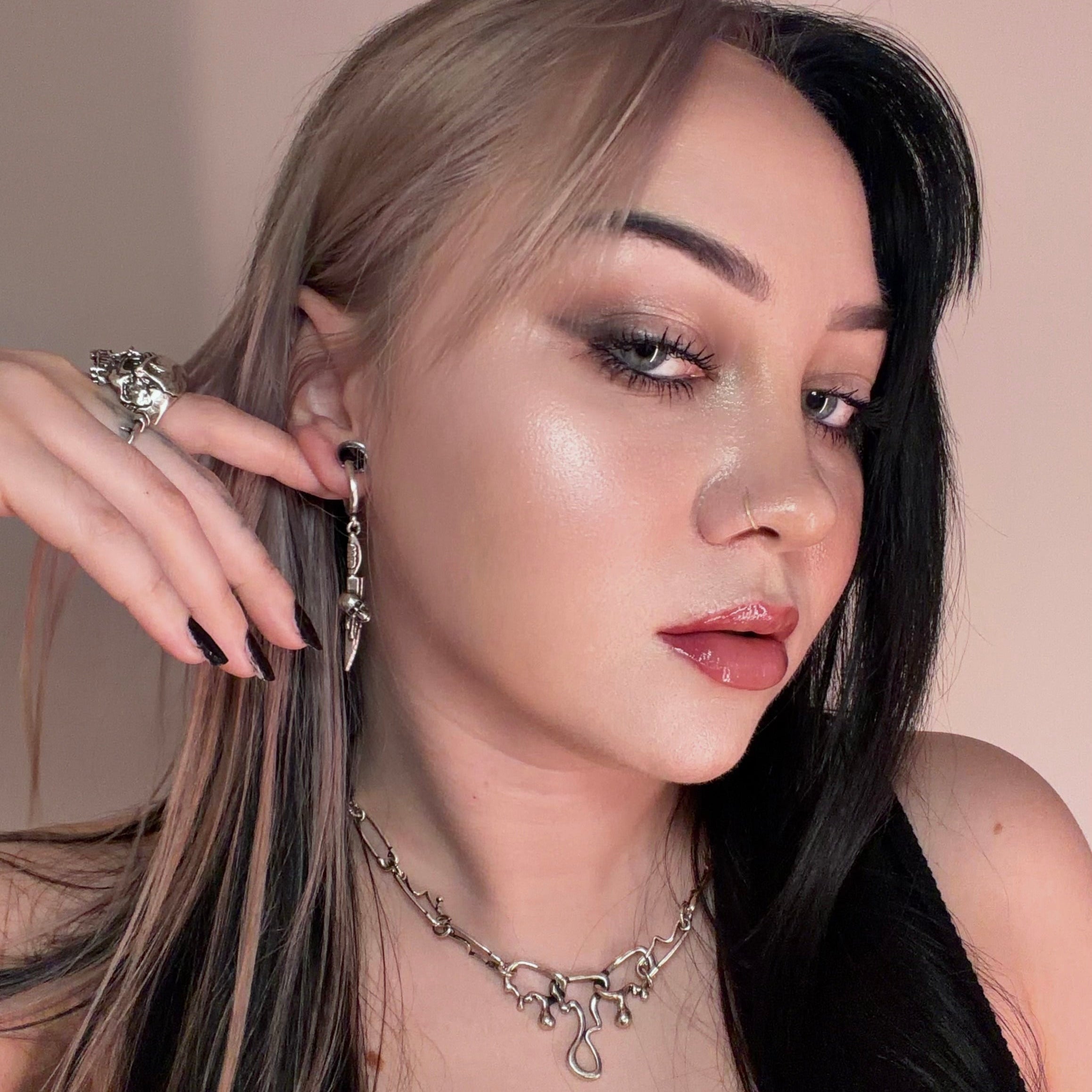 DEATH BLADE EARRINGS